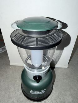 Coleman camping lantern light
