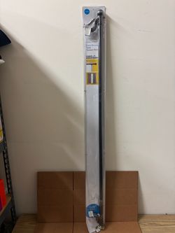 48-84” Extra Strong Twist Tension Curtain Rod Matte Black