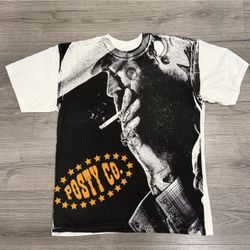 Posty Co. Post Malone’s Big Ass Stadium Tour Band Tee Men’s Size Large