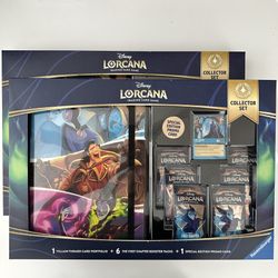 BRAND NEW - Set of 2 - Disney Lorcana First Chapter Collector Set