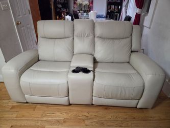 Electric  Leather Recliner Loveseat