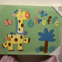 Giraffe baby Room Wall Decor