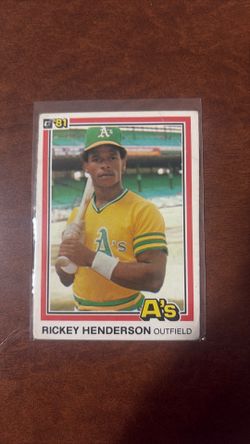 1981 Donruss - Rickey Henderson #119