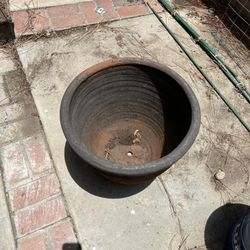 Large, Stone Pot For Plants