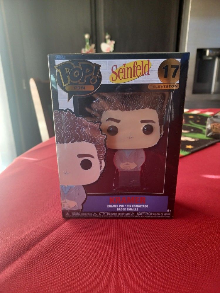 Funko Pop KRAMER pin #17- New,sealed