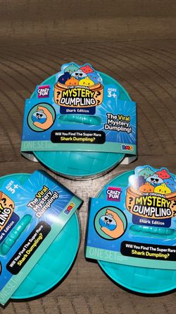 Mystery dumpling  shark edition squishy toy