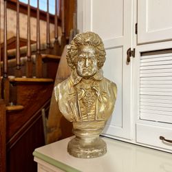 Vintage Ludwig Van Beethoven Bust Sculpture 