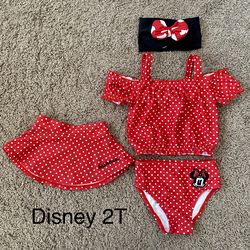 2T Girl Disney Summer Swim Suit