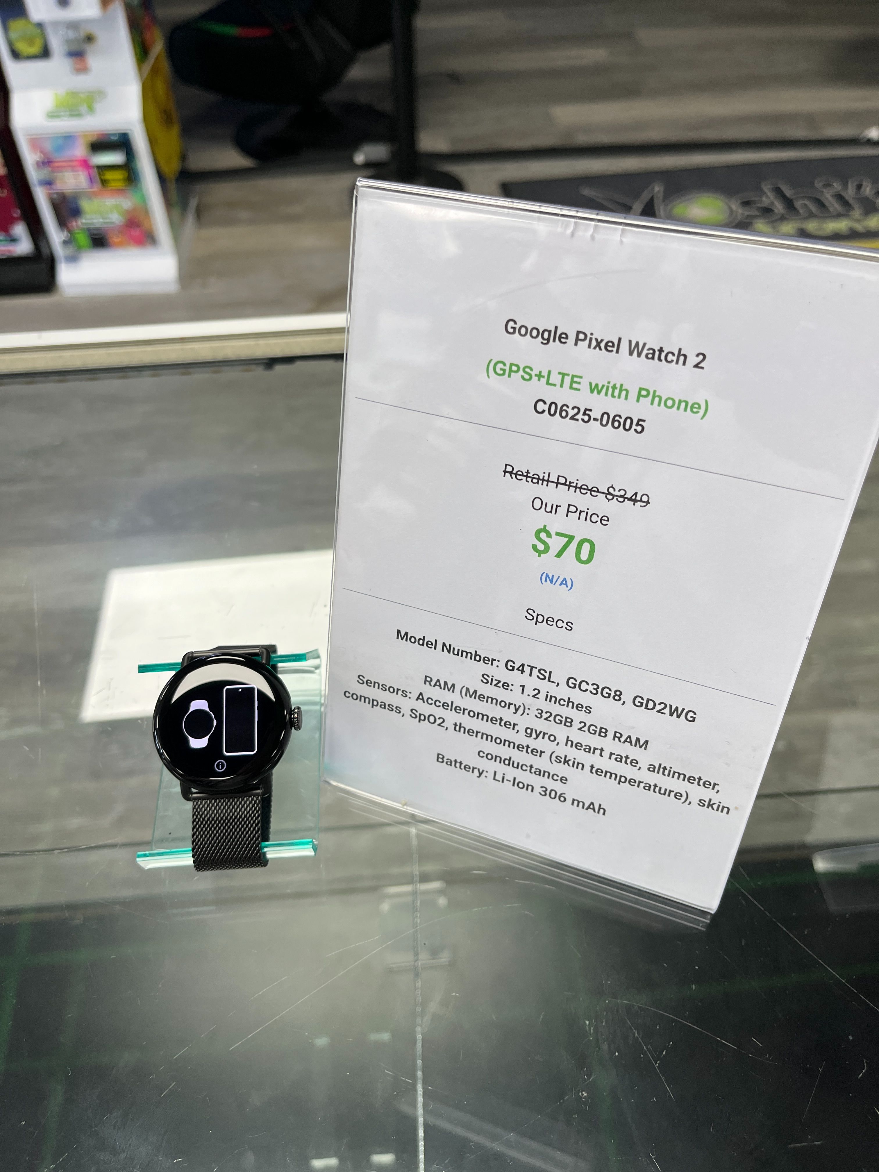 Google Pixel Watch 2 GPS+LTE Black C0625-0605