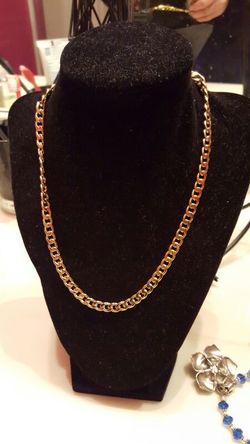 14k gold plated necklace