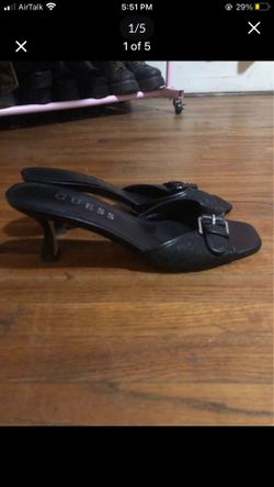 Y2K 2000 guess women mule sandals