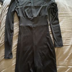 Princess Polly Romper Womens Black Ribbed Knit Shorts Size 2