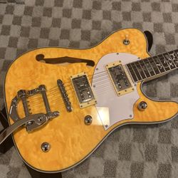 Gorgeous ornate telecaster