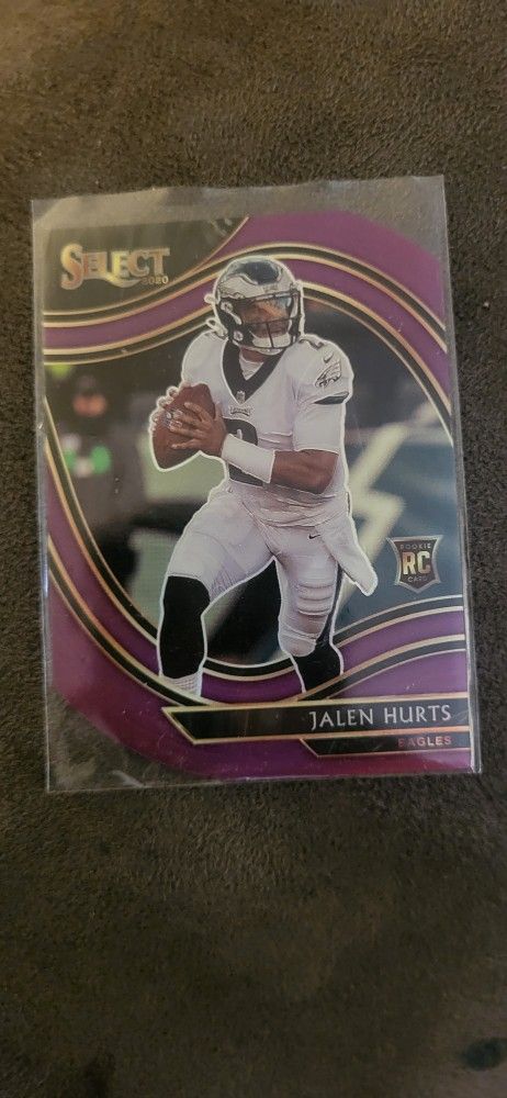 2020 Panini Select Jalen Hurts Rookie Card