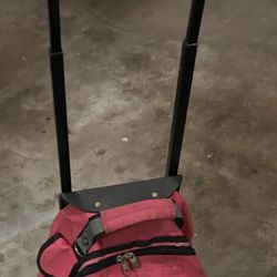 EVEREST Mulit-Pocket Backpack Pink On Wheels