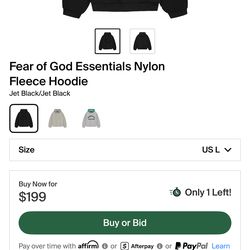 Fair of God, essential hoodie