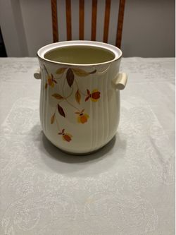 Hall Autumn Leaf Cookie Jar base