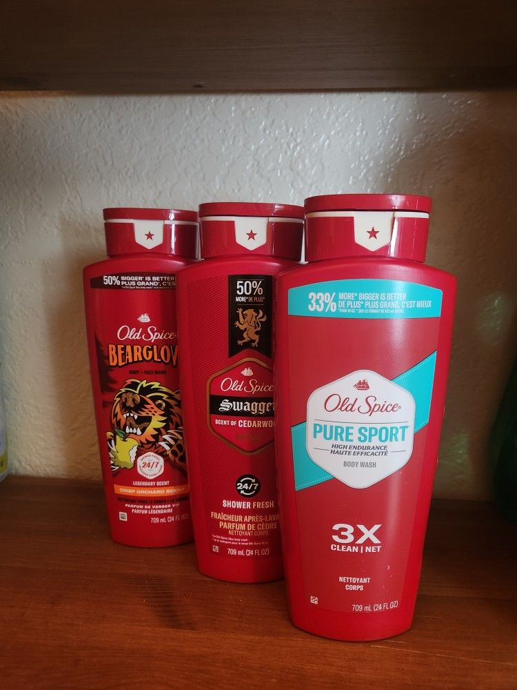 Old Spice Body Wash $5 Cada Uno 
