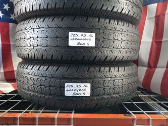 4 USED TIRES P225/75R16 GOODYEAR WRANGLER ST 225/75R16 ALL SEASON 225 75 16  for Sale in Fort Lauderdale, FL - OfferUp