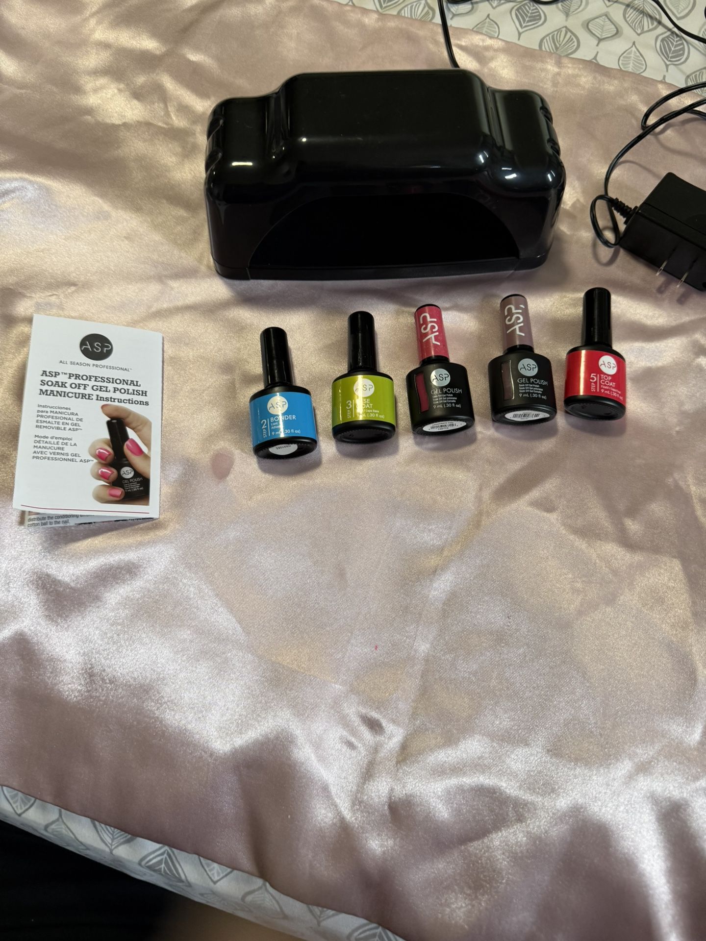 ASP Gel Nail Kit With UV Light $40