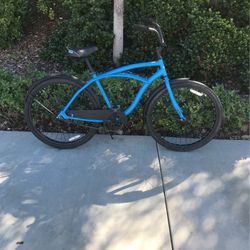 26” Huffy Cranbrook Men’s Blue & Black Beach Cruiser 