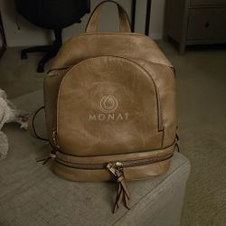 Monat leather backpack 