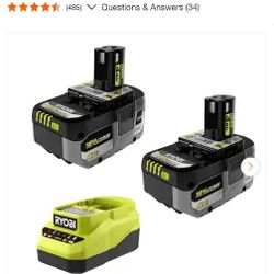 Ryobi Battery And Charger 