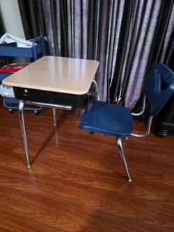School Desk with Storage