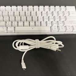 Dierya DK61SE Mechanical Keyboard (White) - Cord Included