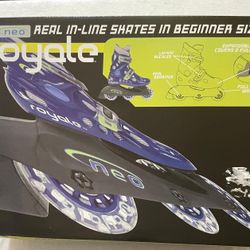 shows a Bladerunner by Rollerblade Phoenix adjustable inline skate