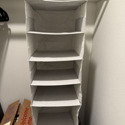 Closet Hanging Shelf- Clothes Organizer Space Saver