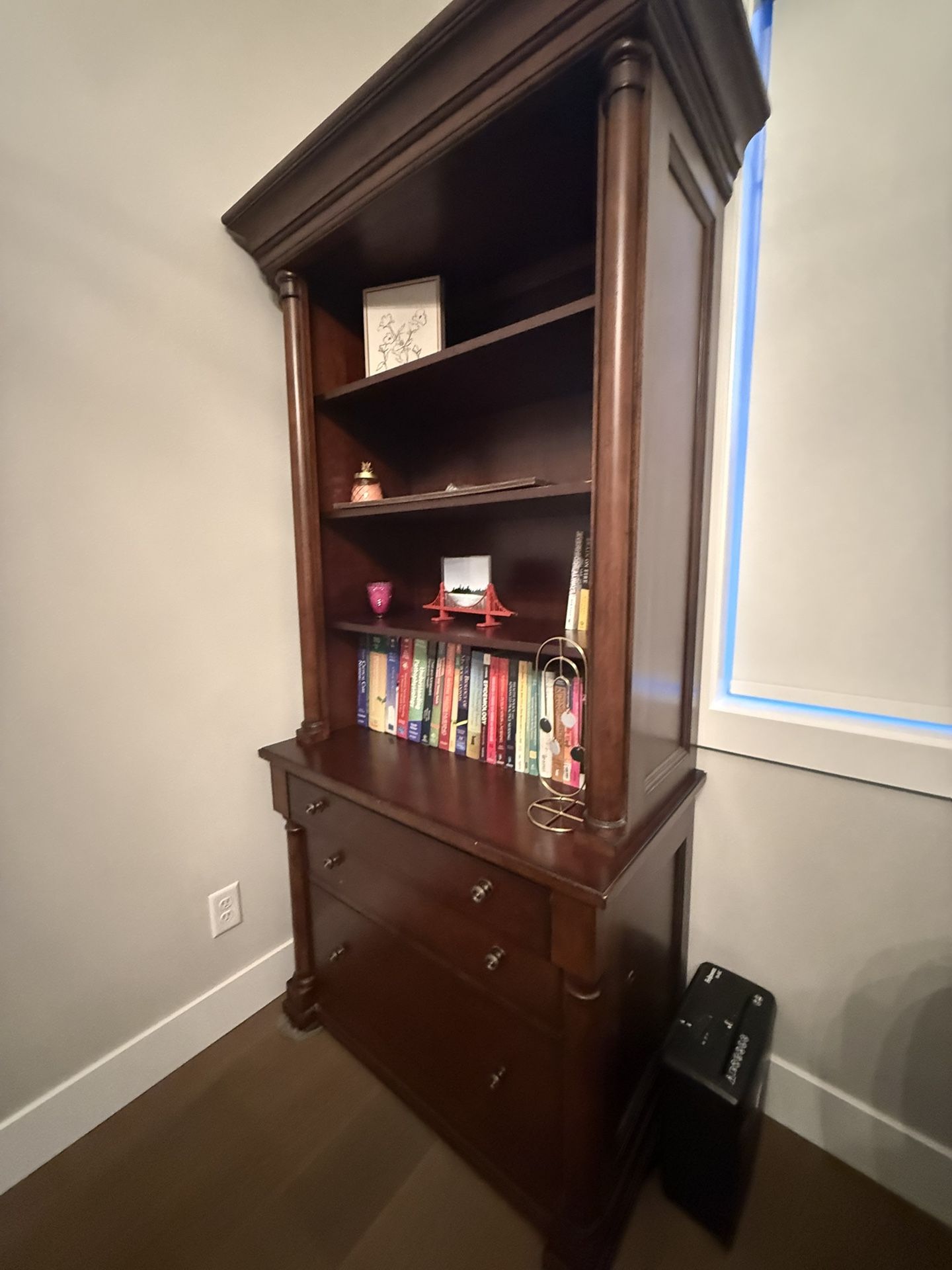 Desk And bookshelf Set