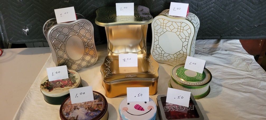 Metal Containers Small And Large 