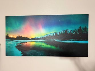 Northern Lights Canvas Wall Art