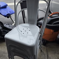 White Steel Chairs