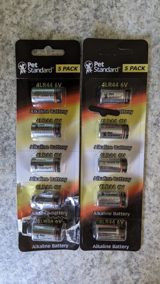 Collar Batteries 6V 4LR44