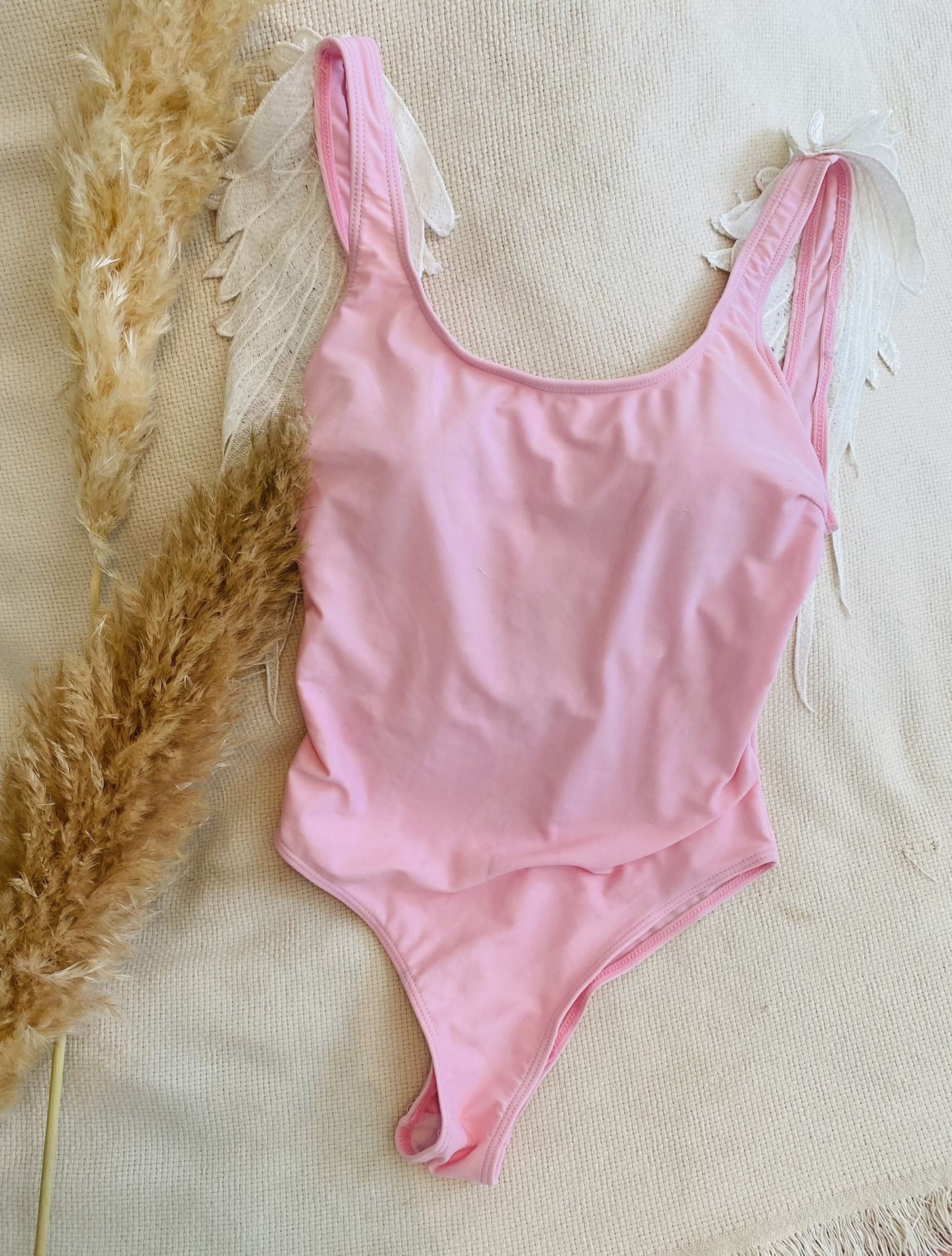 One Piece Pink Bikini 