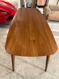 Italian Imported Wood Dinning Table 98”