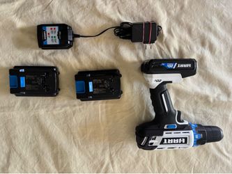 HART 20V 3/8-inch Drill/Driver (Model HPDD50) with 3 batteries two will not charge