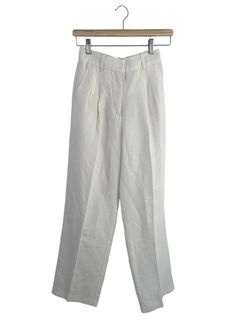 Aritzia Wilfred The Effortless Pant Linen white size 0
