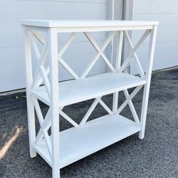 White Shelving Unit