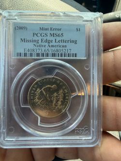 2009 1$ mint error