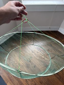 Folding Fishing Trap / Fish Basket — 30”