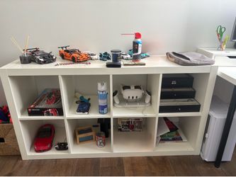 IKEA KALLAX 8-Cube Shelf - Versatile Storage Unit (White)