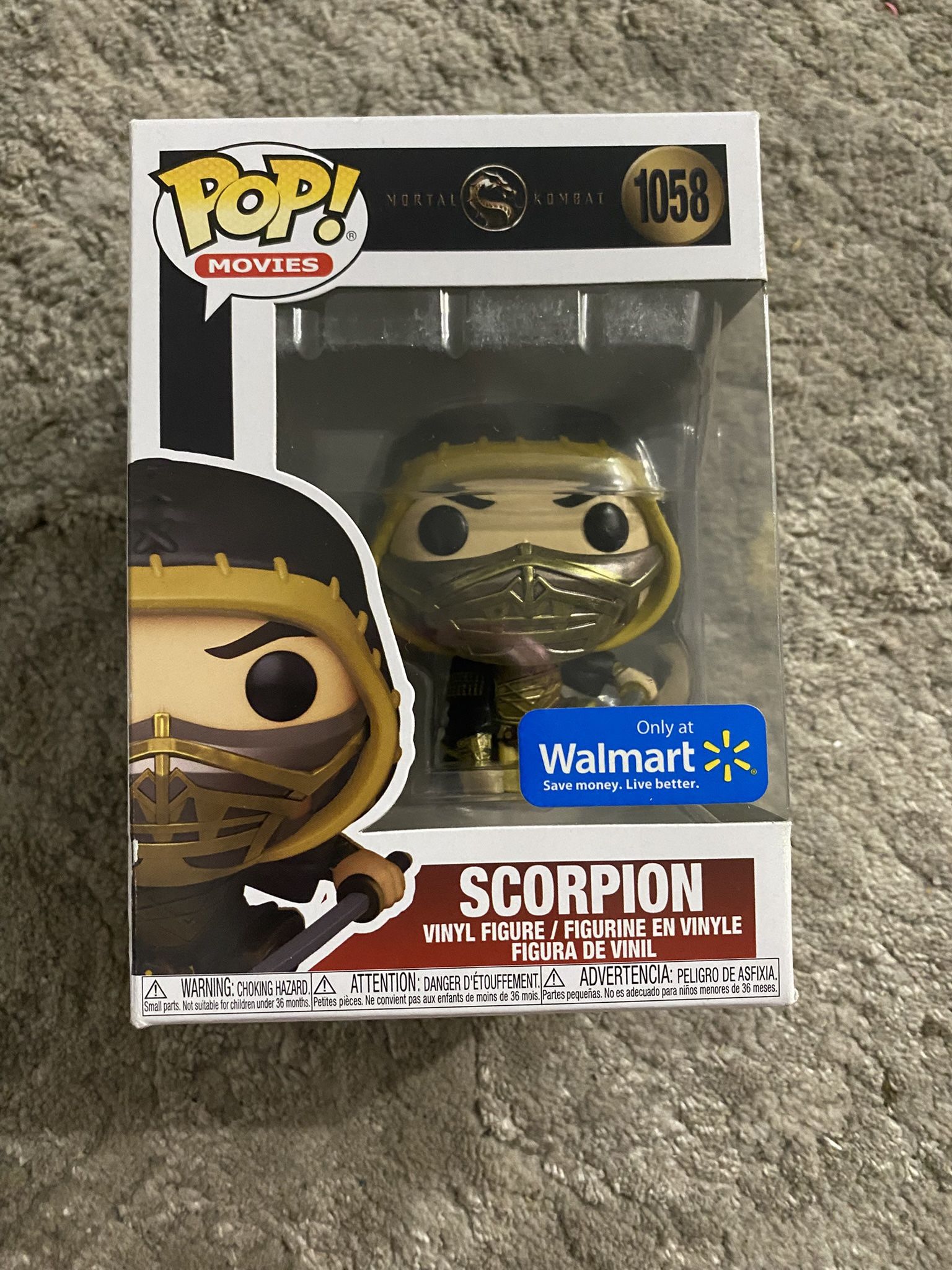Funko Pop! Vinyl: Mortal Kombat - Scorpion (Metallic) - Walmart (Exclusive)...