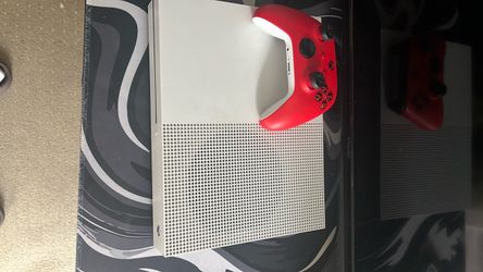 Xbox One S Console with Red Controller