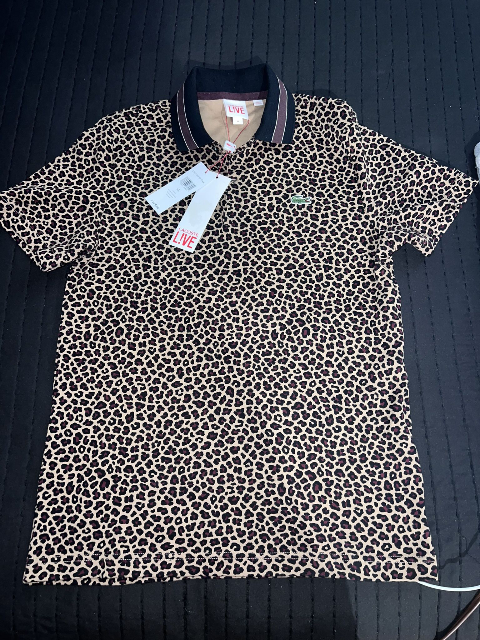 Men Lacoste Leopard Polo Size Small for Sale in Bowie, MD - OfferUp