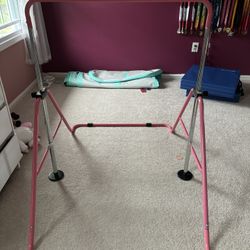 Adjustable Gymnastics Bar - Pink