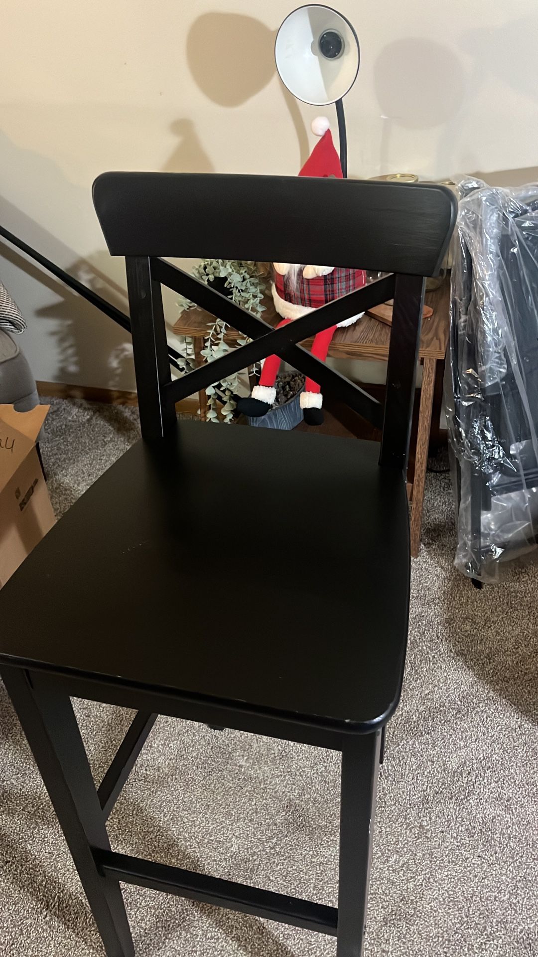 Bar STool Set Black