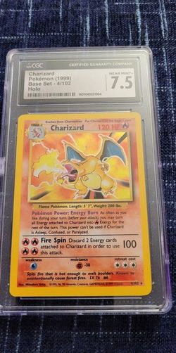 Charizard Base Unlimited CGC 7.5